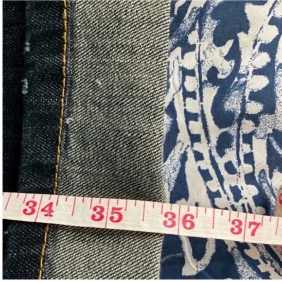 NWT US Polo Cotton Wide Keg Cotton Roll Up Hem Trouser Jeans 16 - Picture 6 of 6